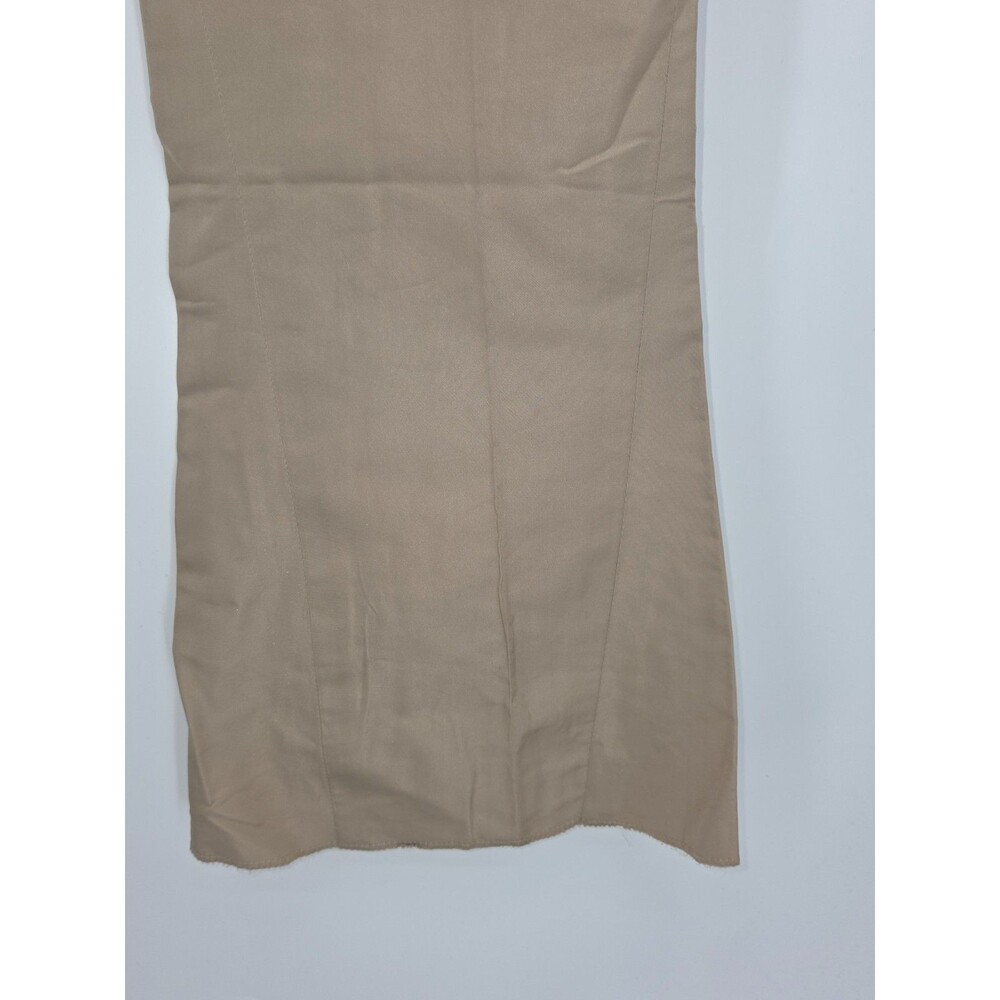 Jil Sander Silk Blend Bootcut Pants Beige Taupe Size IT 36 US 2 Made Italy - Picture 5 of 7